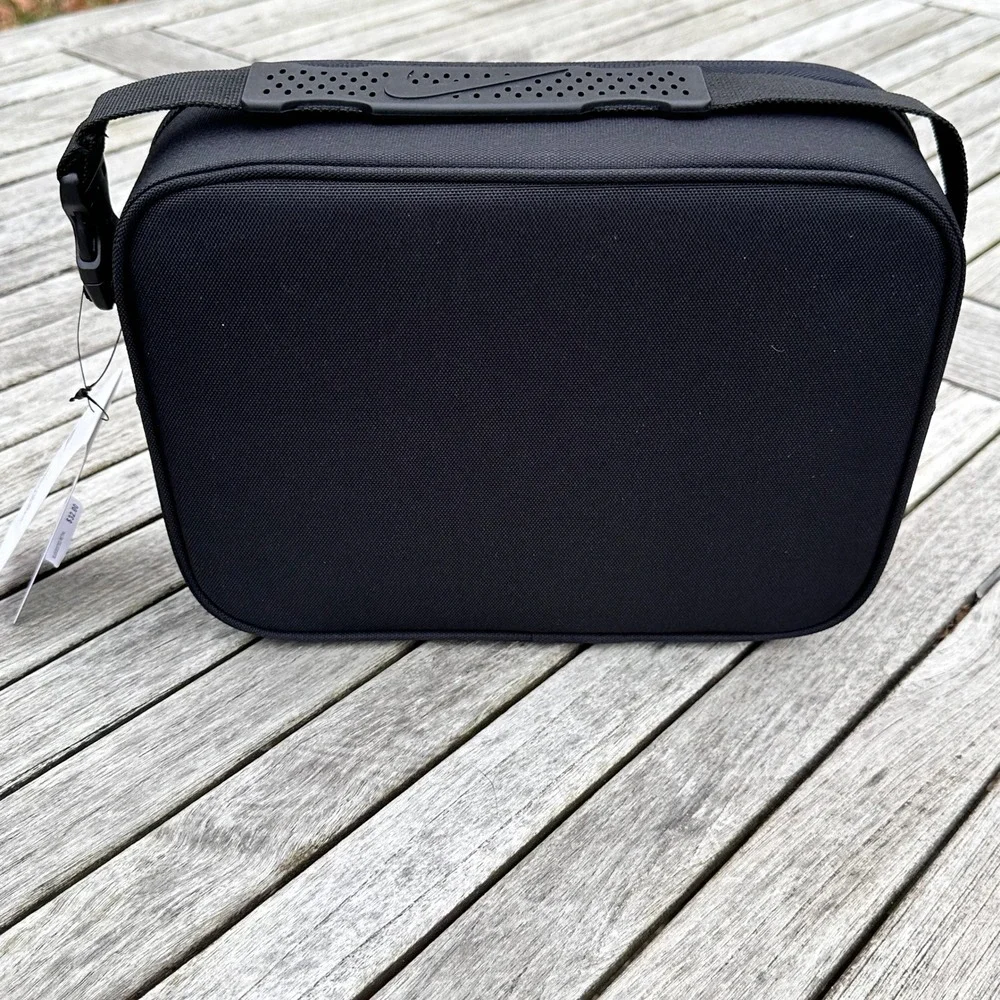 Nike Insulated Hard Shell Lunch Box 4L Black Rainbow 9A2744-H24 NEW Swoosh Gift
